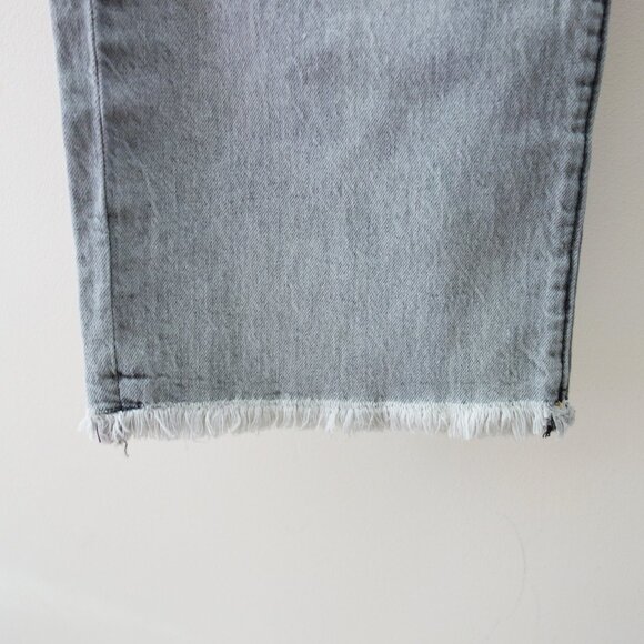 LOFT High Rise The Straight Crop Jeans in Grey Wash (W31/12) NWT! - Picture 8 of 12